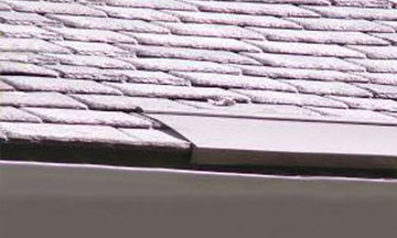 Heat Tape Slate Roofs: Prevent ice dams from forming on the edges of slate roofs using HotSlateLOK
